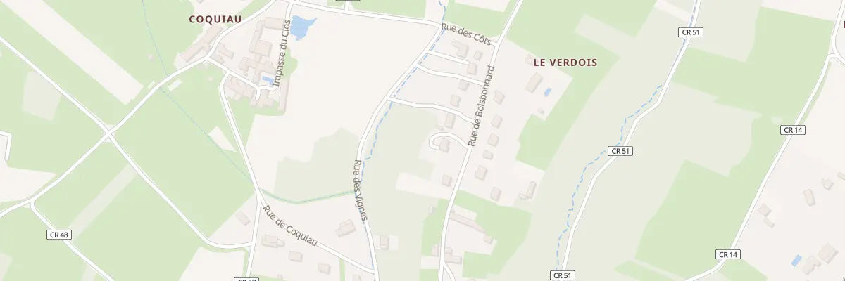 Plan du 20 Rue de Boisbonnard à Dierre