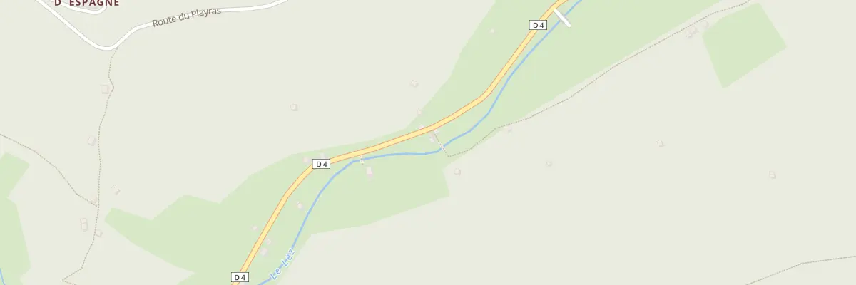 Plan du 311 Coustilles et Campasses à Sentein