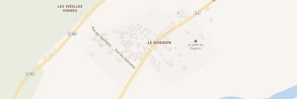 Plan du 65 Le Dognon à Mayac