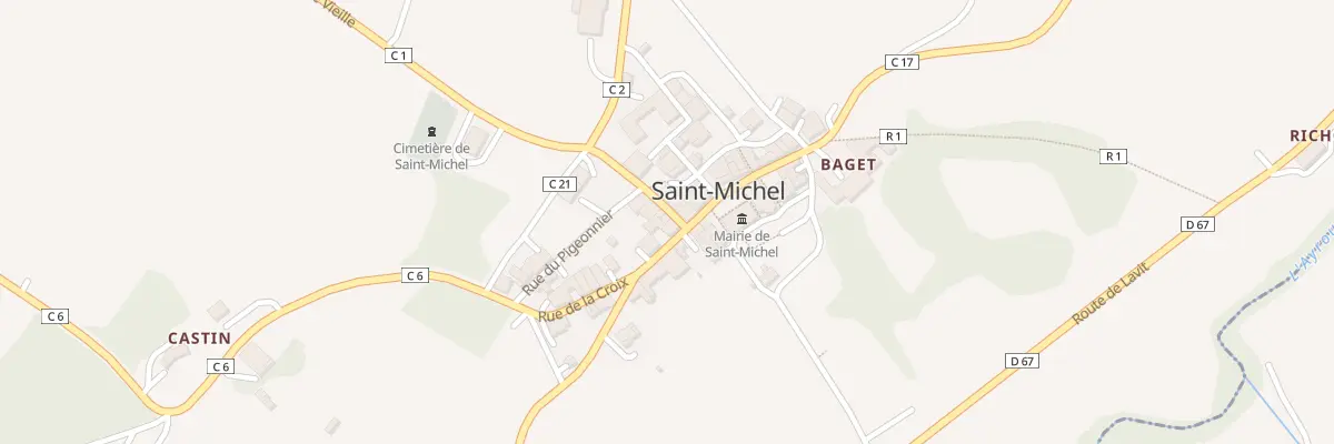 Plan du 5178 Village à Saint-Michel