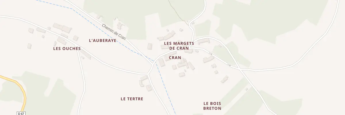 Plan du 146 Cran à Houssay