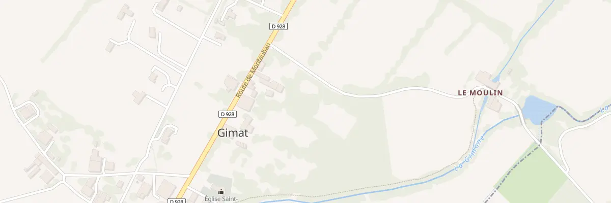 Plan du 5054 Gascous à Gimat