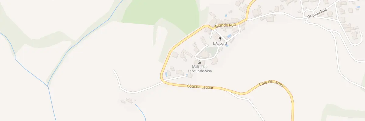 Plan du 8 Rue de la Mairie à Lacour
