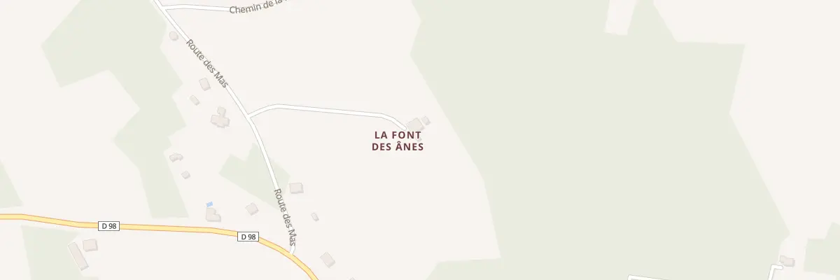 Plan du 93 La Font des Anes à Chalais
