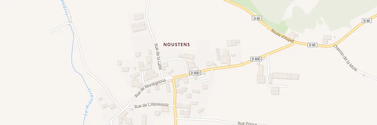 Plan du 1 Rue de Montignous à Urau