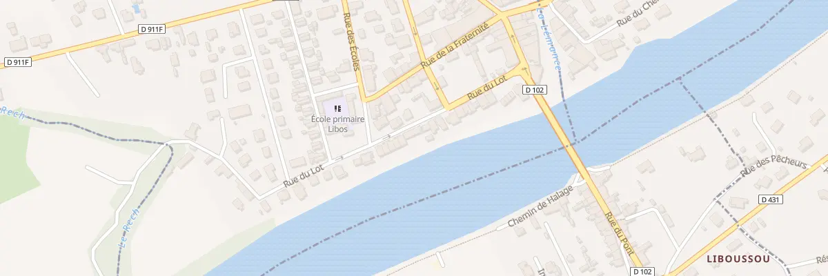 Plan du 17 Rue du Lot à Monsempron-Libos