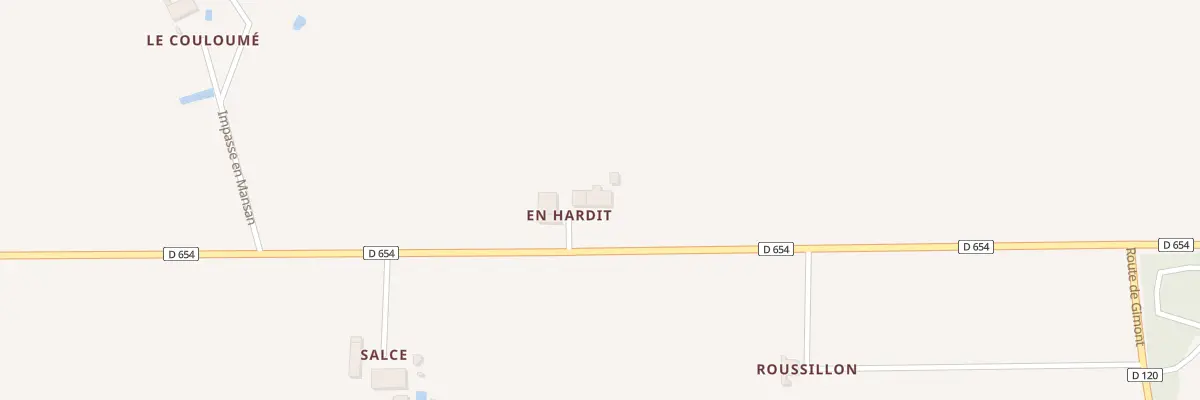 Plan du 5005 A en Hardit à Saint-Georges