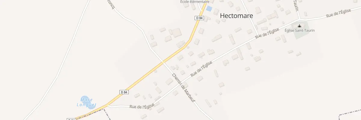 Plan du 13 Rue de la Mairie à Hectomare