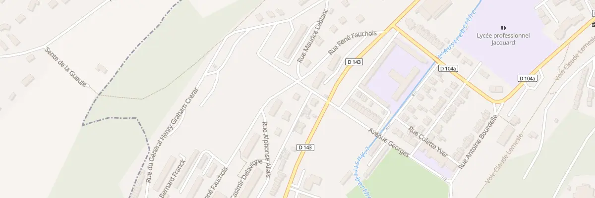 Plan du 5 Rue Madeleine à Barentin