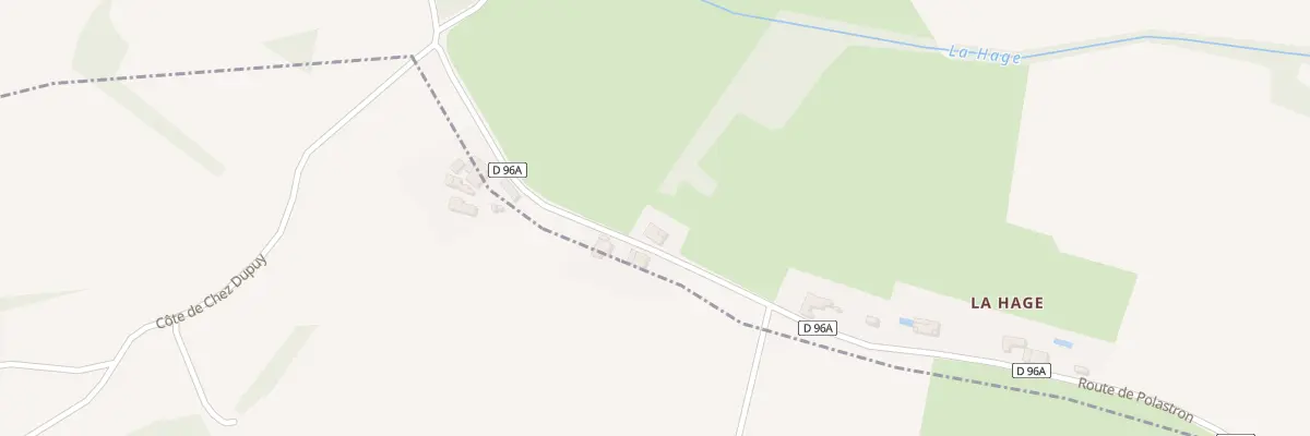 Plan du 11 La Hage à Labastide-Paumès