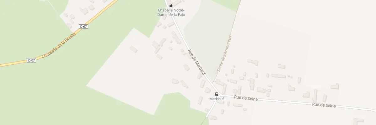 Plan du 18 Rue de Marbeuf à Sahurs