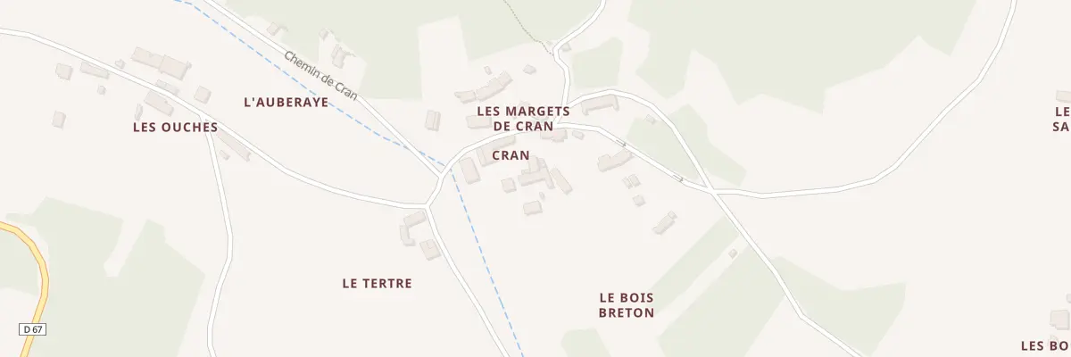 Plan du 147 Cran à Houssay