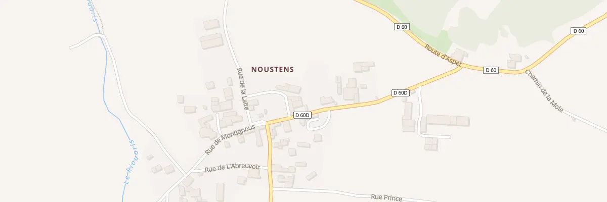 Plan du 26 Noustens à Urau