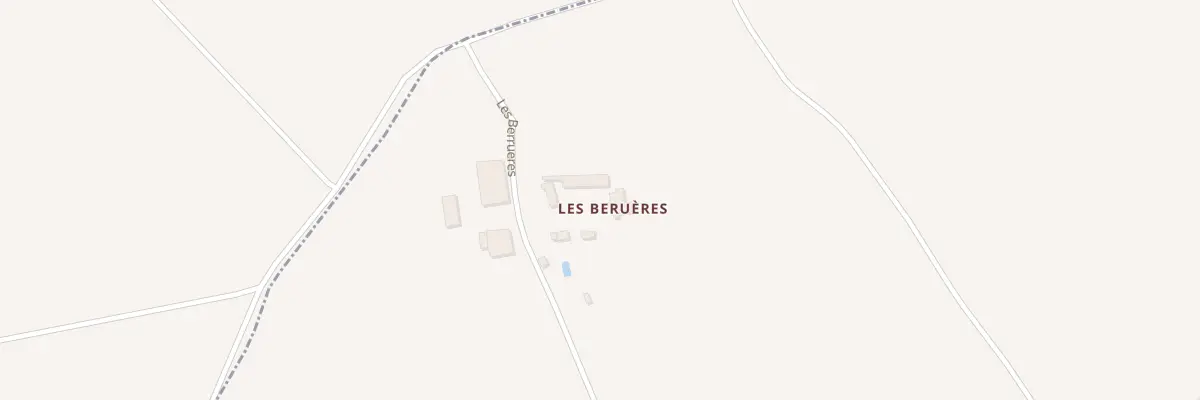 Plan du 3 Les Berueres à Choue