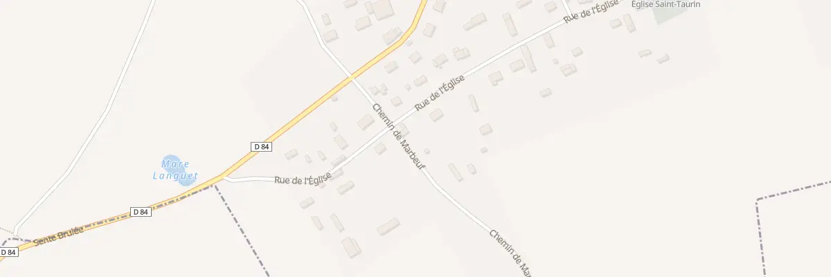 Plan du 41 Rue de l’Eglise à Hectomare