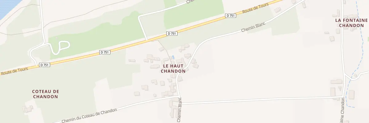 Plan du 398 Che Blanc à Amboise