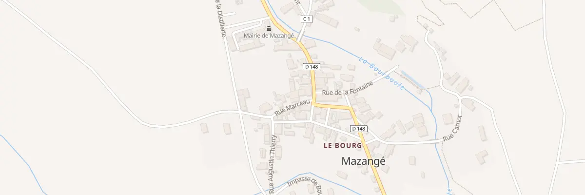 Plan du 6 Rue Marceau à Mazangé