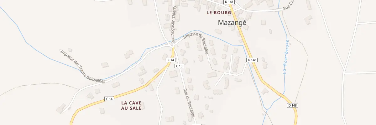 Plan du 3 Rte de Boutefee à Mazangé