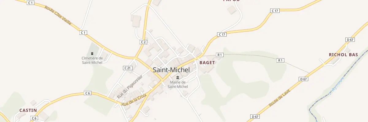 Plan du 5160 Village à Saint-Michel