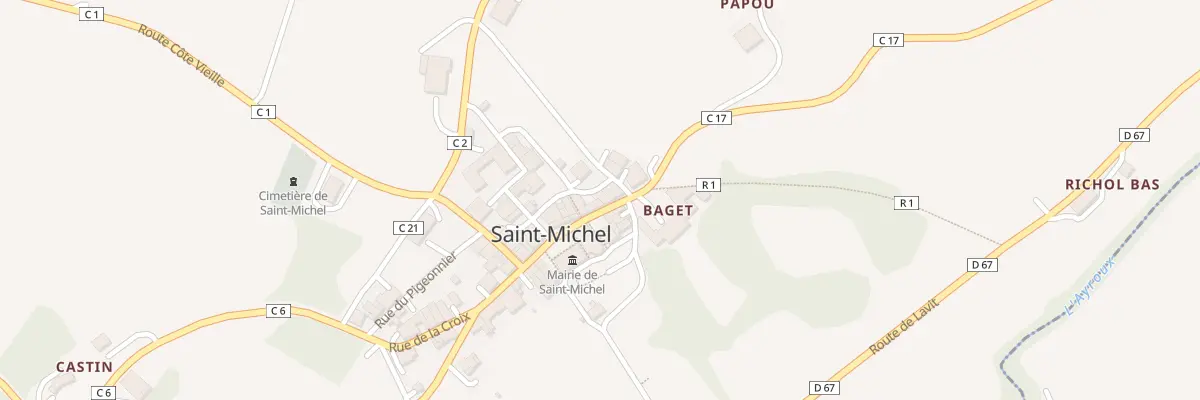 Plan du 5092 Village à Saint-Michel