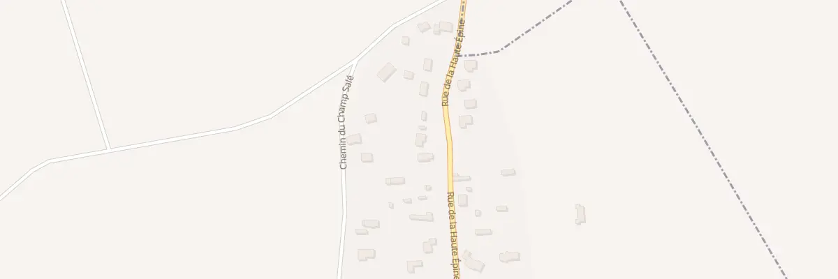 Plan du 174 Rue de la Haute-epine à Bosroumois