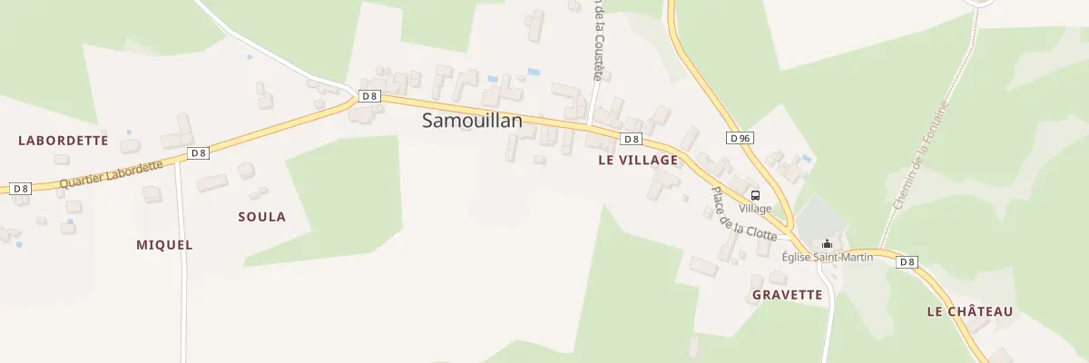 Plan du 255 Rue Principale à Samouillan