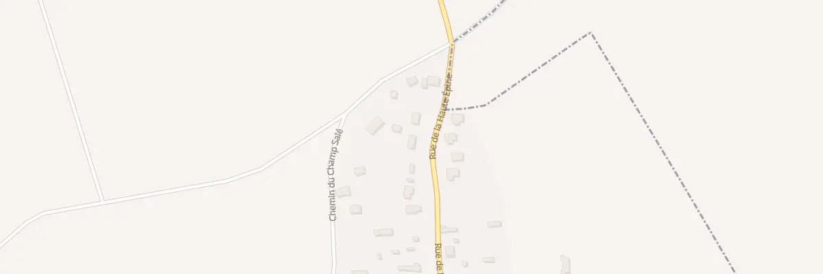 Plan du 104 Rue de la Haute-epine à Bosroumois