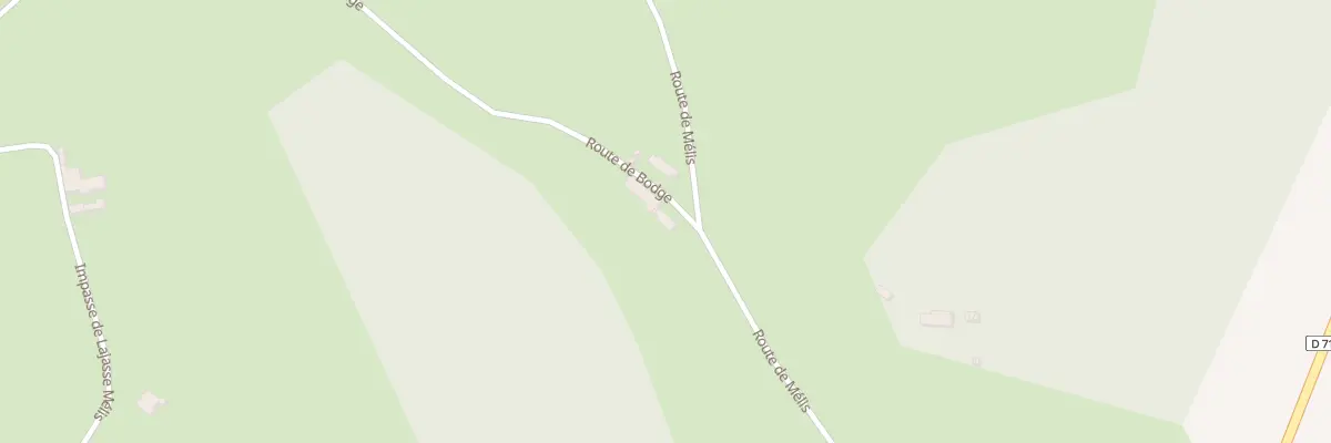 Plan du 25 Rte de Bodge à Cuzorn