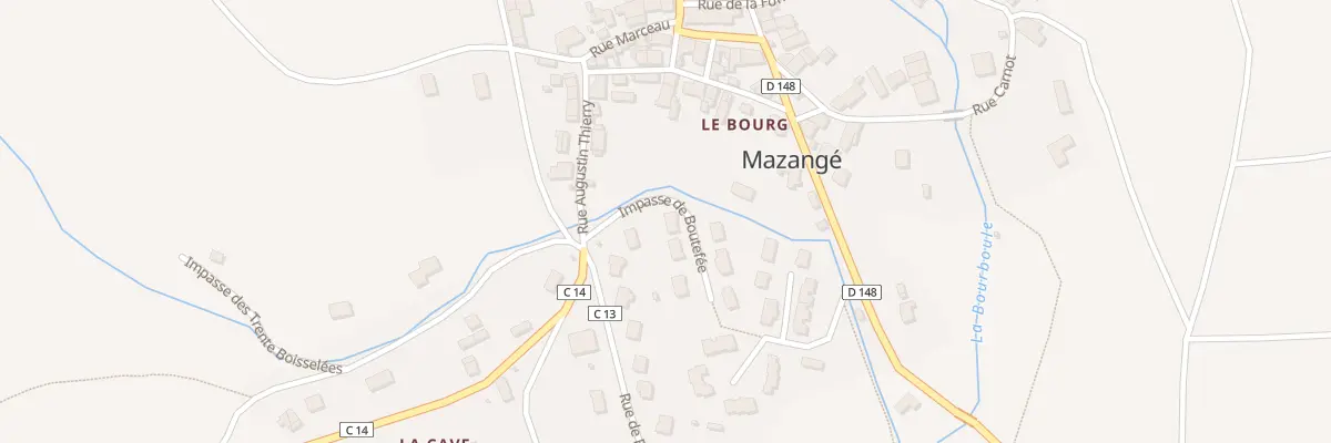 Plan du 4 Imp de Boutefee à Mazangé