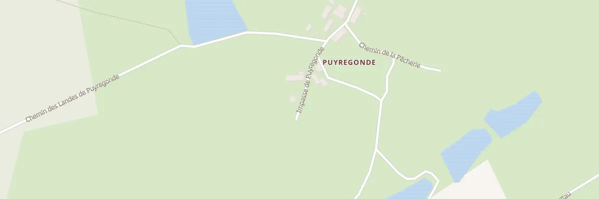 Plan du 68 Puyregonde à Firbeix