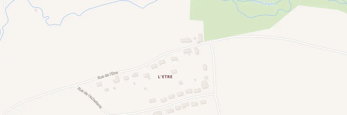 Plan du 8 Rue de l’Etre à Saunay