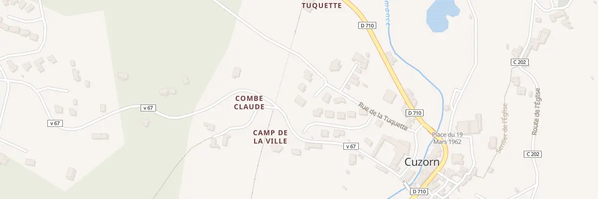 Plan du 20 Imp Bellevue à Cuzorn