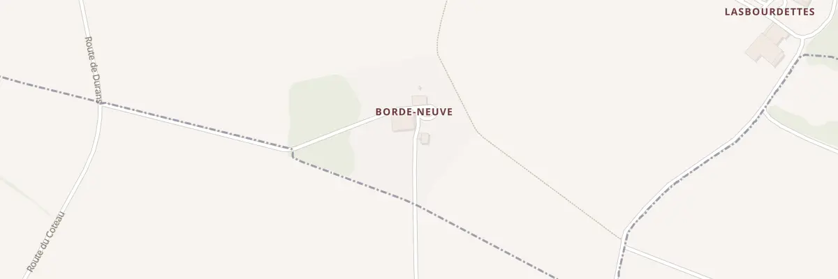 Plan du 5227 La Borde Neuve à Bourg-de-Visa