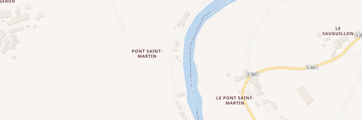Plan du 2 Pont Saint Martin à Saint-Bonnet-de-Bellac