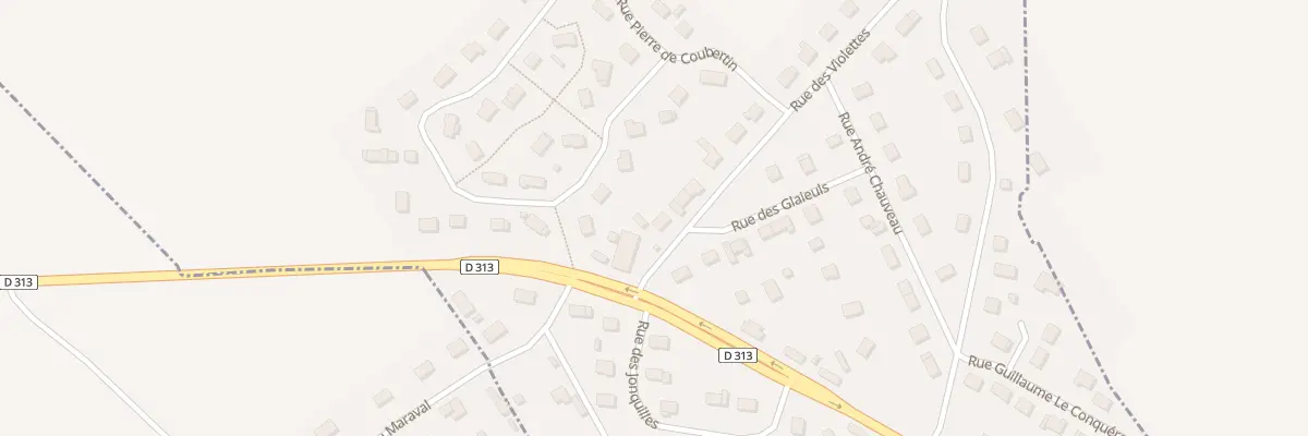 Plan du 1 Rue des Violettes à Saint-Ouen-du-Tilleul