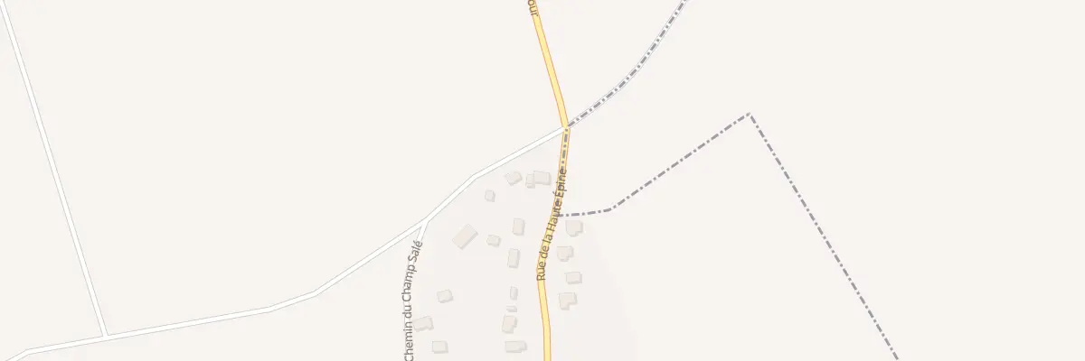 Plan du 54 Rue de la Haute-epine à Bosroumois