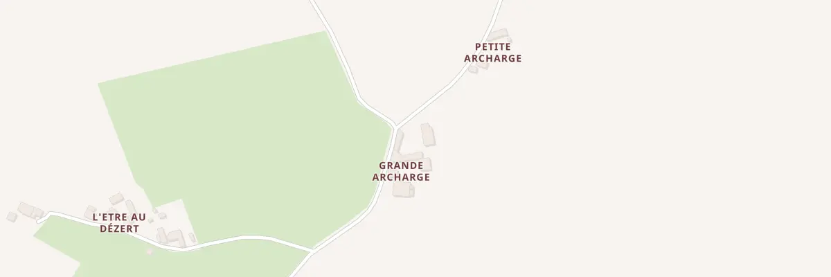 Plan du 3 L’Archarge à Marolles-les-Buis