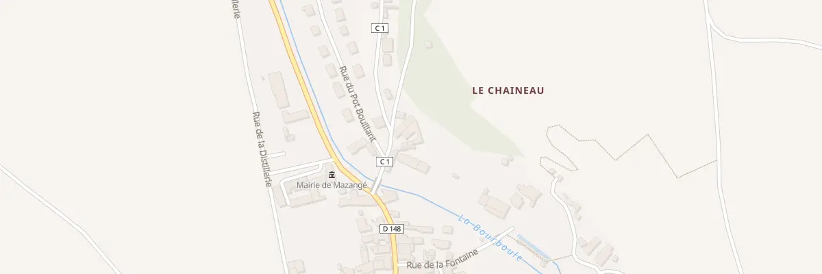 Plan du 4 Rue du Bignon à Mazangé