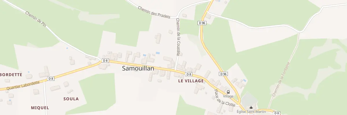 Plan du 230 Rue Principale à Samouillan