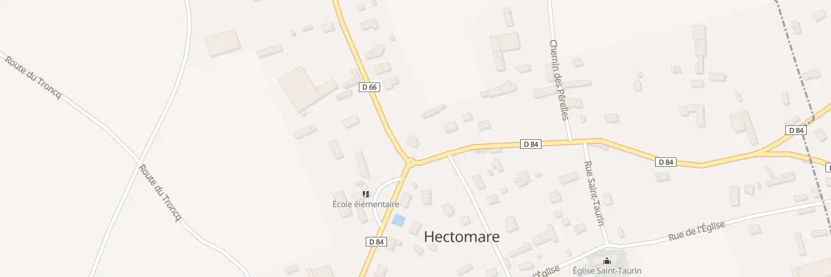 Plan du 1 Rte de Cesseville à Hectomare