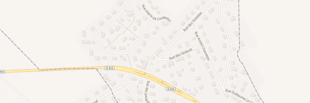Plan du 3 Rue des Violettes à Saint-Ouen-du-Tilleul