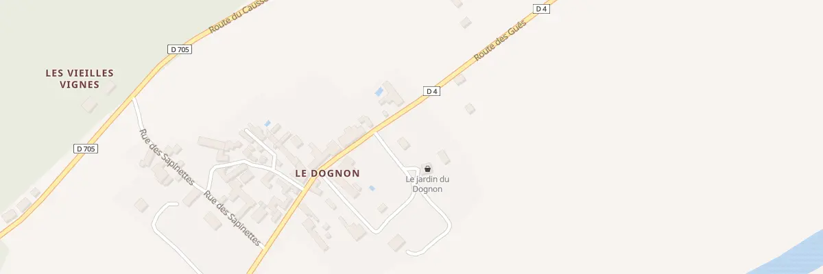 Plan du 9000 Le Dognon à Mayac