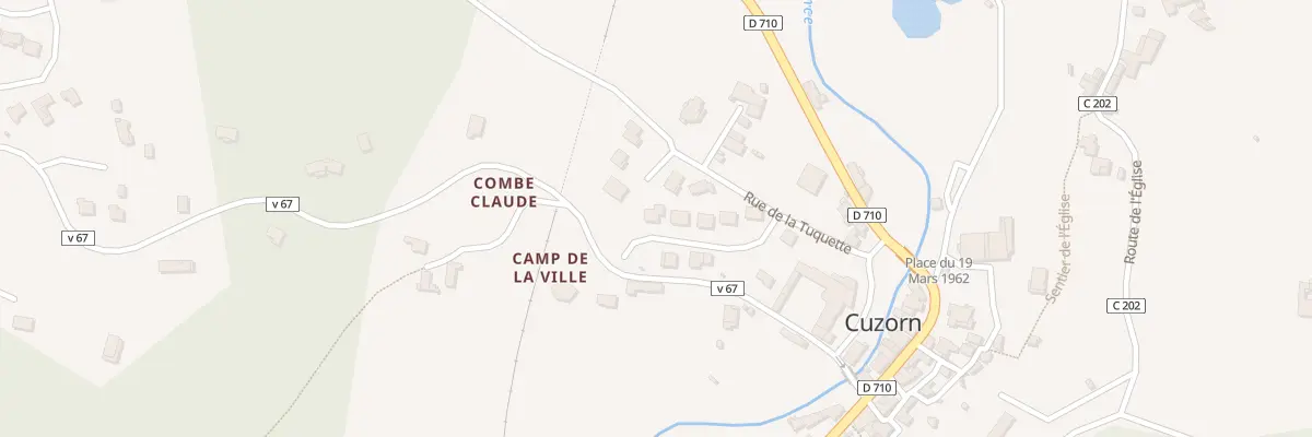 Plan du 2 Imp des Jardins à Cuzorn