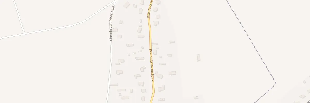 Plan du 245 Rue de la Haute-epine à Bosroumois