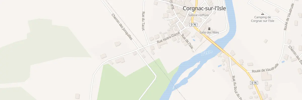 Plan du 7 Rue Notre Dame à Corgnac-sur-l’Isle