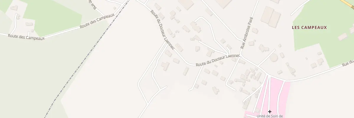 Plan du 205 Rue du Docteur Laennec à Barentin