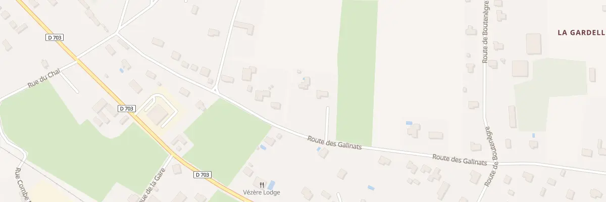 Plan du 341 Rte des Galinats au Bugue