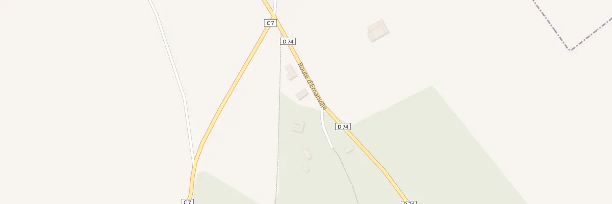 Plan du 25 Rte d’Émanville à Portes