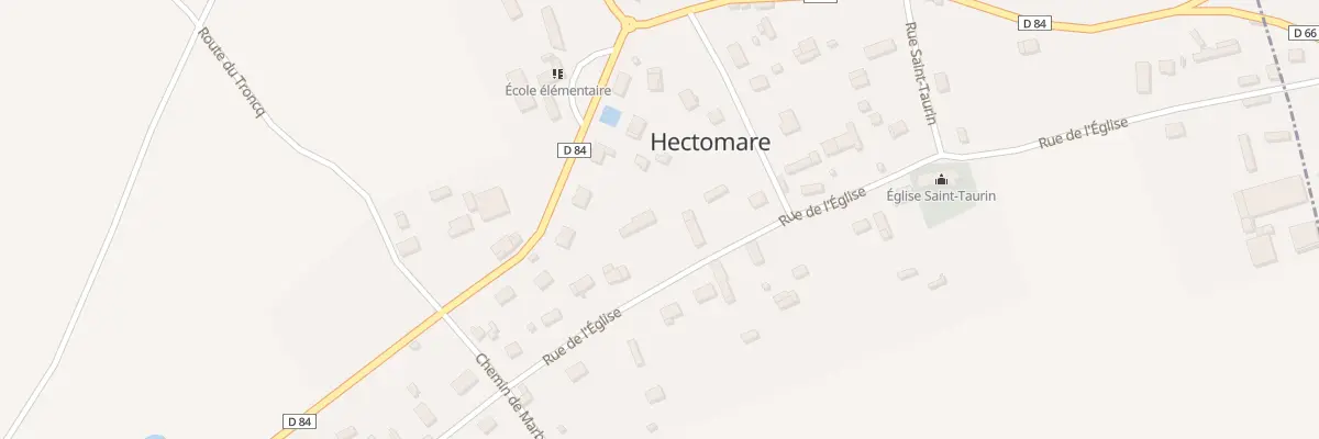 Plan du 32 Rue de l’Eglise à Hectomare