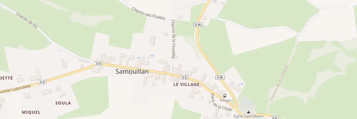 Plan du 210 Rue Principale à Samouillan